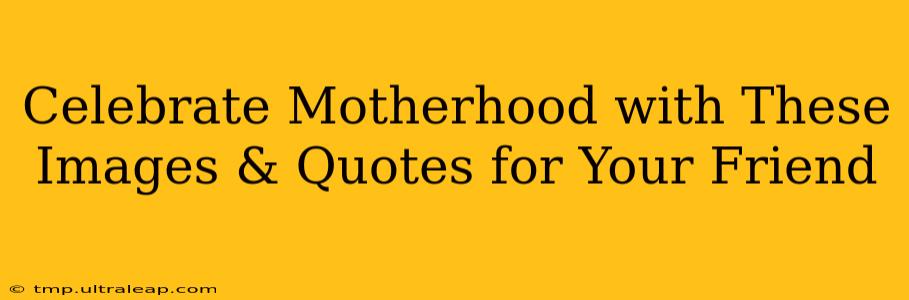 Celebrate Motherhood with These Images & Quotes for Your Friend